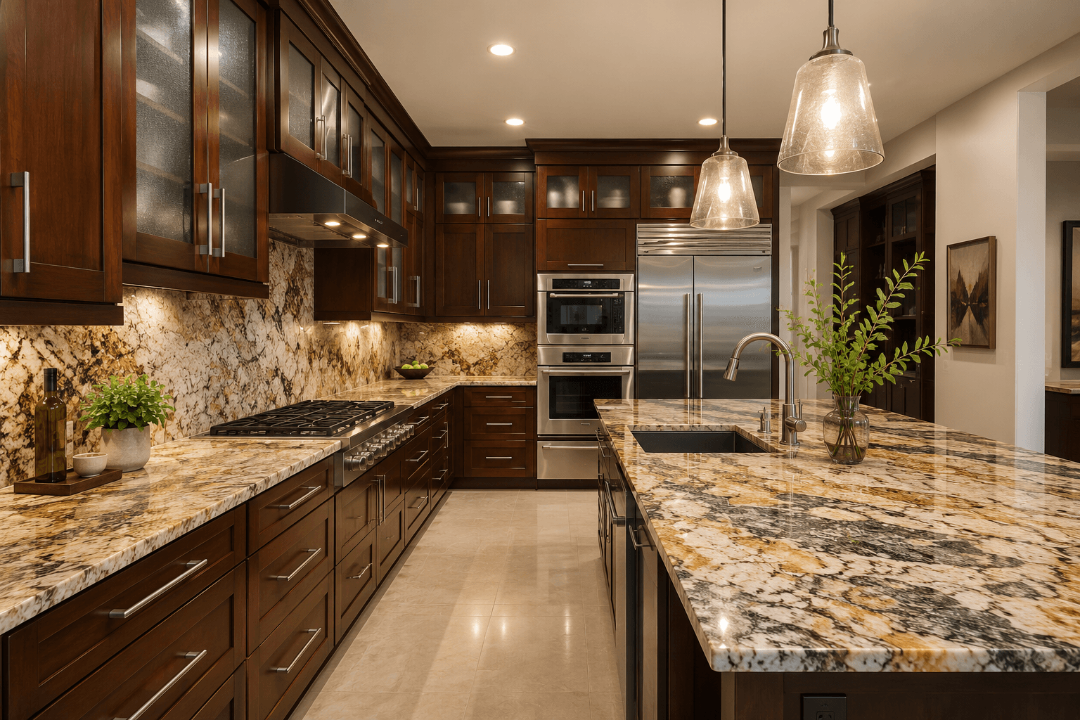 Custom kitchen install — Luxury Granite Design
